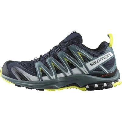 Abbildung von Salomon XA Pro 3D Herren Trailrunning und Wanderschuhe, Outdoor bereit, Grip, Dauerhafter Schutz, Navy Blazer, 45 1/3
