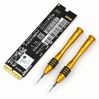 Abbildung von INDMEM 1TB NVMe PCIe SSD für MacBook Air 2013 2017, Pro Retina 2015, iMac Mac 2013, Mini 2014(Aktualisieren Sie vor der Installation auf macOS 10.13 oder höher)