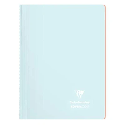 Abbildung von Clairefontaine 376781C Heft Koverbook Blush mit Spiralbindung A4 21x29,7 cm, 80 Blatt liniert, 90 g, farbig sortiert, 1 Stück