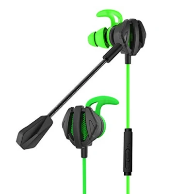 Abbildung von Gaming Headset, PC Headset In Ear Kopfhörer mit Dual Mic für PS4 Xbox One Laptop Mac Grün