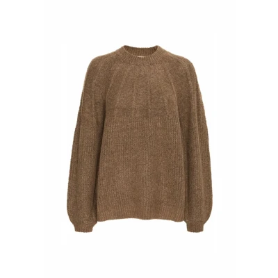 Abbildung von Fransa Strickpullover, Damen, Größe: Large, Rain drum melange