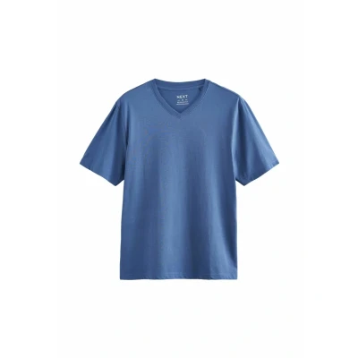 Abbildung von Next Vneck Tshirt basic, Herren, Größe: Medium, Blue
