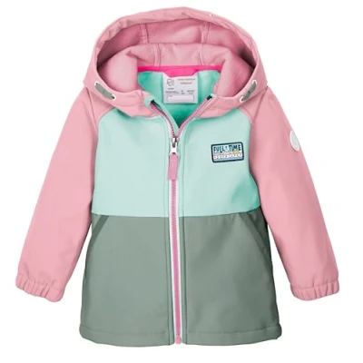 Abbildung von first instinct by killtec Kinder Softshelljacke/Outdoorjacke mit Kapuze FIOS 13 MNS SFTSHLL JCKT, hellpink, 122 128, 42895 000