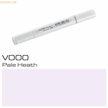 Abbildung von COPIC Sketch Marker Typ V 000, Pale Heath, professioneller Pinselmarker, mit einer Super Brush Spitze und Medium Broad