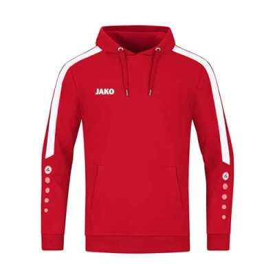 Abbildung von JAKO Kinder Kapuzensweatshirt Power, Rot, 140