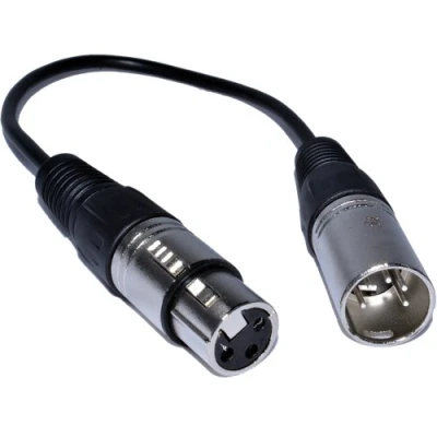 Abbildung von Pulse XLR Weiblich Buchse Zum 5 Polig DMX Männlich Stecker Adapter Kabel 25 cm