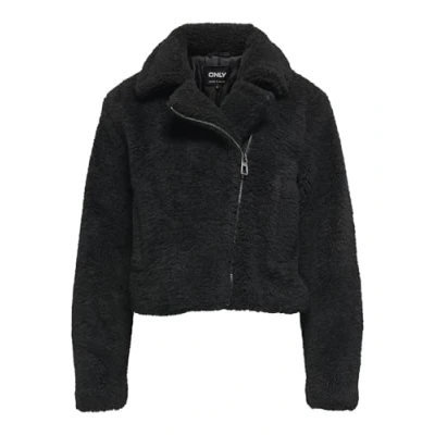 Abbildung von ONLY Damen Onlverona Teddy Jacket OTW Jacke, Schwarz, L