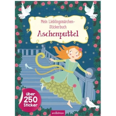 Abbildung von Mein Lieblingsmärchen Stickerbuch Aschenputtel: Über 250 Sticker Stickerheft mit Märchen zum Vorlesen und Stickern