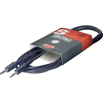 Abbildung von Stagg SAC3MPS Audio Kabel (3m, mini Stereo Klinke)