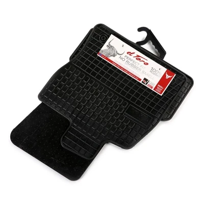 Abbildung von FROGUM 0397 Fußmattensatz Gummi vorne und hinten 4 schwarz Maßgefertigt VOLKSWAGEN: Golf 7 Schrägheck, AUDI: A3 SEAT: Leon III Schrägheck