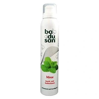 Abbildung von Badusan Duschschaum Minze 200 ml, Badeschaum, Duschgel, Duschbad, pH hautneutral