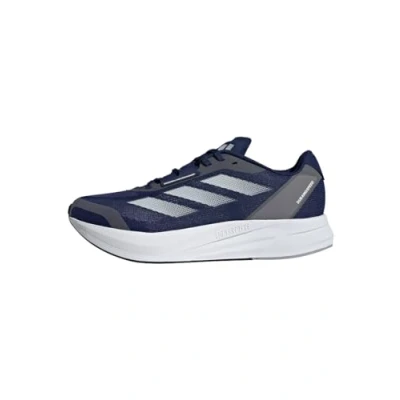 Abbildung von adidas Performance Duramo Speed Laufschuh Neutral Dark blue metalic halo silver, Herren, Größe: 45 1/3, silver Schuhe