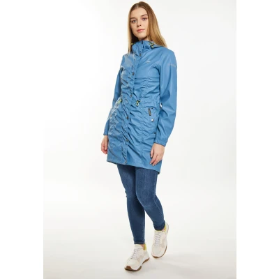 Abbildung von SCHMUDDELWEDDA Damen Regenmantel XXL / Stahlblau 100% Polyester