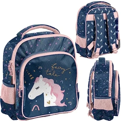 Abbildung von PASO Kindergarten Rucksack mit Einhorn, Blau