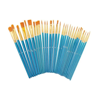 Abbildung von relaxdays Malpinsel 30 teiliges Pinsel Set, (30 St)
