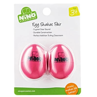 Abbildung von Meinl Egg Shaker Set NINO540SP 2, Strawberry Pink, 2 pcs