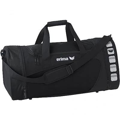 Abbildung von Erima Club 5, Sporttasche Unisex Erwachsene, Schwarz/Schwarz, M