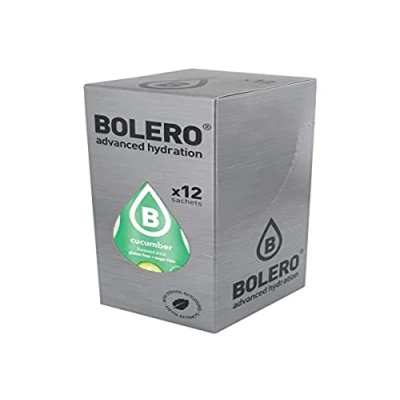Abbildung von Bolero advanced hydration Instant Getränkepulver Gurke Cucumber 12er Pack mit Stevia zuckerfrei für Sportler (Gurke Cucumber)