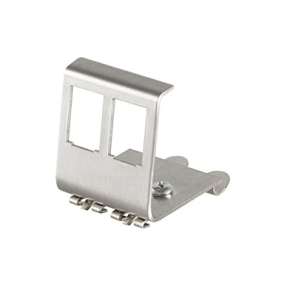 Abbildung von LogiLink MP0052 Hutschienen Adapter für 2 Keystone Module, silber