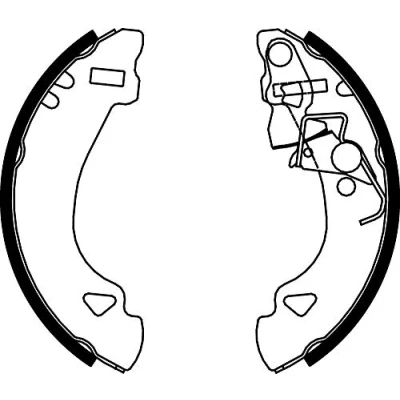 Abbildung von Bremsbackensatz METELLI 53 0069