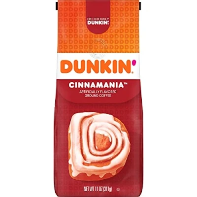 Abbildung von Dunkin Donuts coffee*CINNAMON COFFEE ROLL*Kaffee aus USA*311g Packung