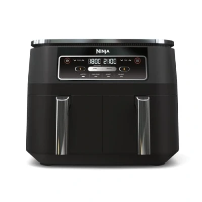 Abbildung von Ninja Heißluftfritteuse AF200EU Foodi, 2400 W, 4 in 1 Dual Zone, 7,6 L