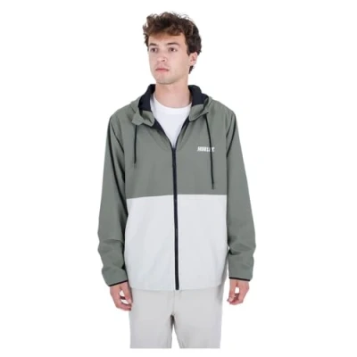 Abbildung von Hurley Herren Pismo Windbreaker Reißverschluss Jacke, Army, XL