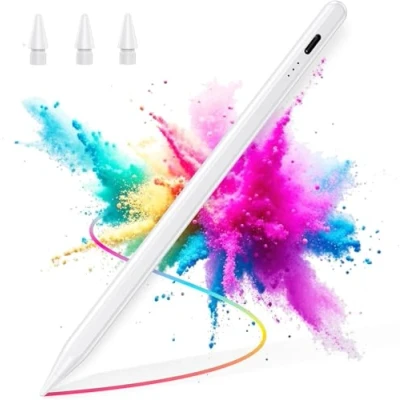 Abbildung von BAZO Stift für iPad Apple 2018 2024 Pencil 2. Generation mit Schnellladeleistung Palm Rejection und Neigungssensitivität Stylus Pro 13&#039;&#039;/12,9&#039;&#039;/11&#039;&#039;/ 6 10.Gen/Mini 5/6.Gen/Air 3/4.Gen