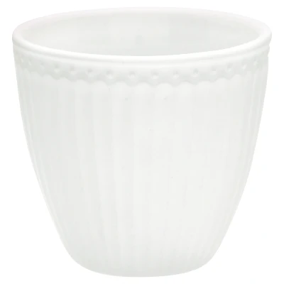 Abbildung von Greengate Alice Latte Cup white 9 cm