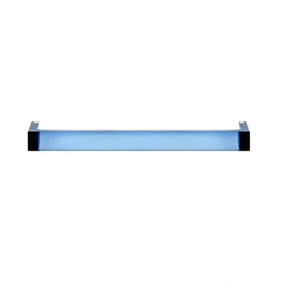 Abbildung von Kartell Rail Handtuchhalter, Plastik, blau, 45 x 4 cm