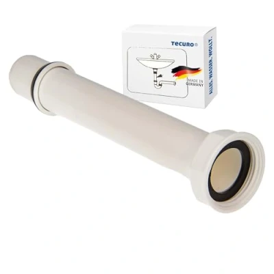 Abbildung von tecuro Siphon Verstellrohr Tauchrohr Verlängerung 200 mm für Geruchsverschluss