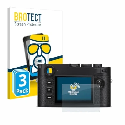 Abbildung von BROTECT Entspiegelungs Schutzglas für Leica M11 P (3 Stück) Schutz Folie Panzerfolie Glas Matt [Extrem Kratzfest 9H, Anti Reflex, Fingerprint]