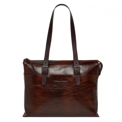 Abbildung von Castelijn &amp; Beerens Notebooktasche, Größe: One Size, Cognac