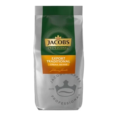 Abbildung von Jacobs Professional Export Traditional Crema Beans, 1kg ganze Kaffeebohnen, Arabica und Robusta