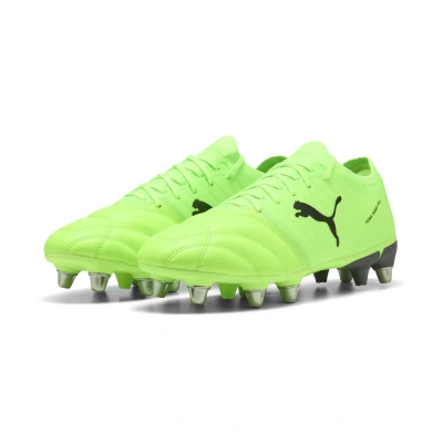 Abbildung von Puma Avant Pro Rugby Stiefel Herren Green Glare/Black/Galactic Gray Größe: 49.5