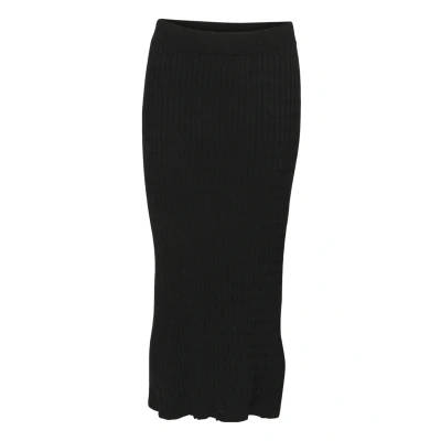 Abbildung von Kaffe Bleistiftrock, Damen, Größe: 40, Black deep