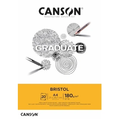 Abbildung von Canson Pad Graduate Bristol A4 180 g Skizzenbuch