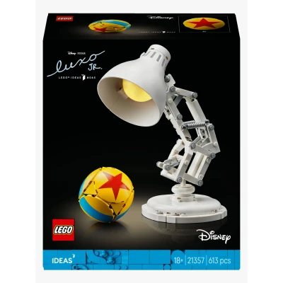 Abbildung von LEGO Ideas Disney Pixar Luxo Jr. Spielset mit Schreibtischlampe zum Bauen Spielzeug für Erwachsene Geschenk Männer und Frauen Baumodell als Schreibtisch Dekoration 21357