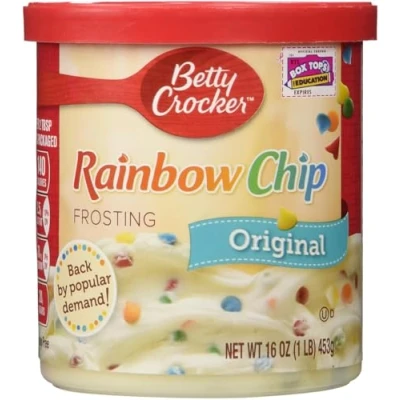 Abbildung von Betty Crocker Rich &amp; Creamy Frosting, Rainbow Chip, 16 oz