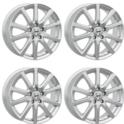 Abbildung von 4x AUTEC Felgen Alufelgen SKANDIC ECE 7.0x17 ET40 5x112 Brillantsilber kompatibel mit VW Passat Tiguan Allspace