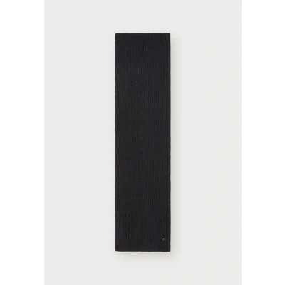 Abbildung von Tommy Hilfiger Strickschal &quot;TH FLAG PIMA COTTON CASH SCARF&quot;, mit Logostickerei
