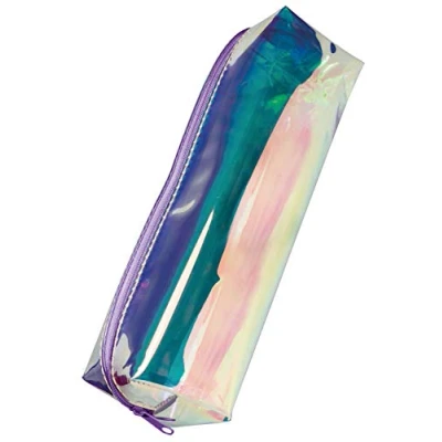 Abbildung von Online Transparentes Premium Schlampermäppchen/Pencil Case I Durchsichtiges Schlamperetui für Jungen und Mädchen IFedermäppchen mit praktischem Reißverschluss 1 Fach Ideal Schule,Uni Büro
