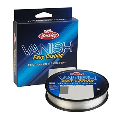 Abbildung von Berkley Vanish Fluorocarbon Angelschnur &amp; Vorfachmaterial klar Fluoroschnur, 220 Yard/9 kg