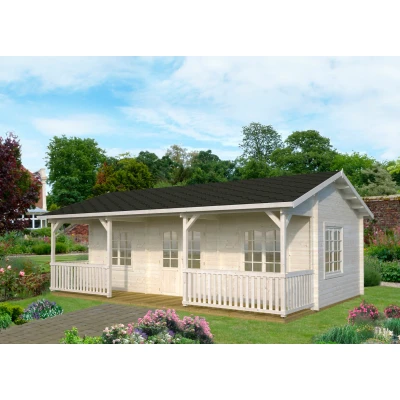 Abbildung von Palmako Gartenhaus &quot;Ferienhaus Sandra&quot;, inklusive Fußboden