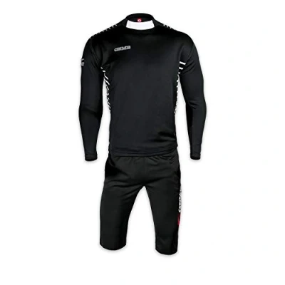 Abbildung von Gems Herren Stamford Anzug, Schwarz Weiss, M EU