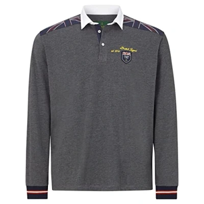 Abbildung von Charles Colby EARL Peredur Sweatshirt, Herren, Größe: Large, Dunkelgrau melange