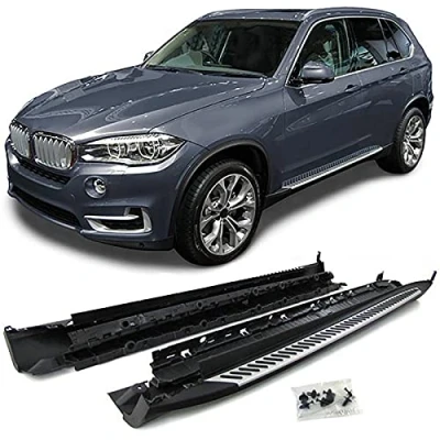 Abbildung von Alu Trittbretter Flankenschutz OE Style mit ABE passend für BMW X5 F15 13 18