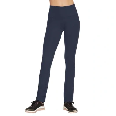 Abbildung von Skechers Damen Go Walk High Waisted Pant Joy Leggings, Marineblau, Large Zierlich
