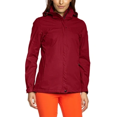 Abbildung von Killtec Damen Funktionsjacke mit Abzipbarer Kapuze Inkele, rot (Dunkelrot), Gr. 50