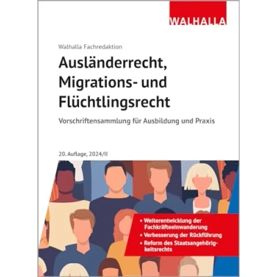 Abbildung von Ausländerrecht, Migrations und Flüchtlingsrecht Ausgabe 2024/II: Vorschriftensammlung für Ausbildung Praxis; 2024/II